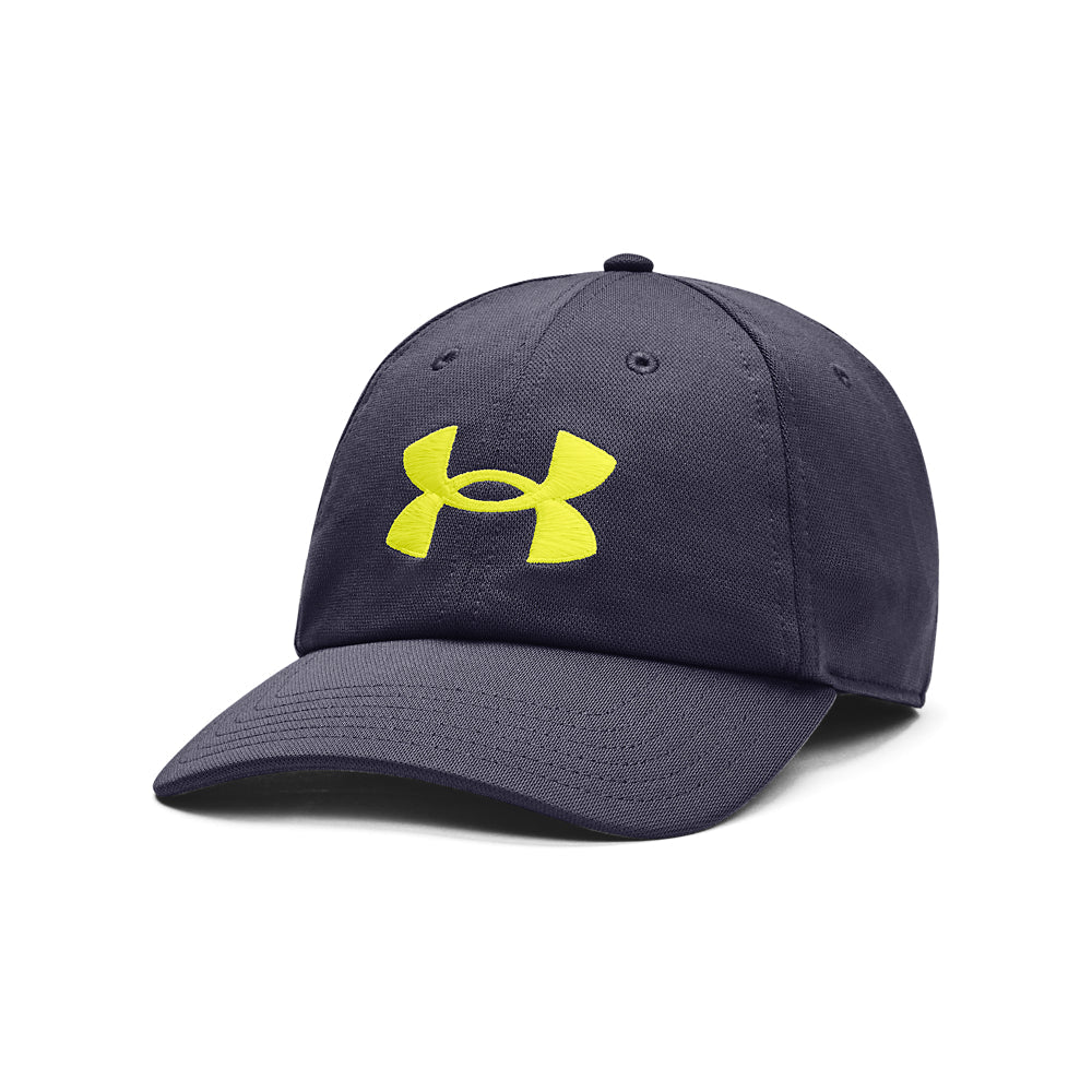 Under Armour Blitzing Adjustable Hat - Adult - Tempered Steel/Yellow Ray