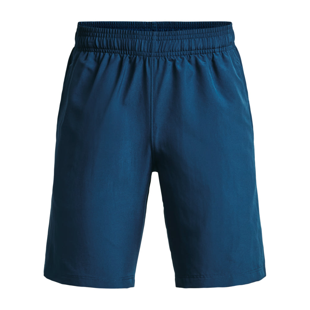 Under Armour Woven Graphic Shorts - Boys - Petrol Blue/Capri