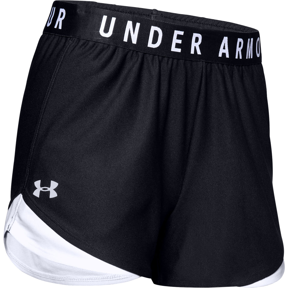 Under Armour Play Up 3.0 Shorts - Womens - Black/White